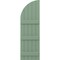Ekena Millwork Americraft 5-Board (3 Batten) Wood Joined Board-n-Batten Shutters w/ Arch Top, ARW401BQ518X77TGH, PR ARW401BQ518X77TGH - alternate 5
